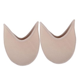 FRCOLOR 2 Pairs Foot Care Toe Protector Socks Non-slip Half Socks Elastic Toe Caps Ideal for Dance