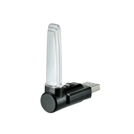 カーメイト(CARMATE) 車用 イルミネーション LED クリスタルランプ USB ホワイト CZ407