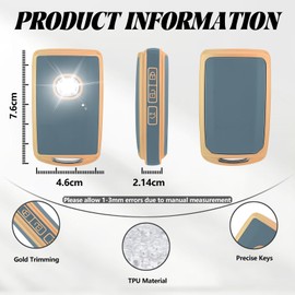 TOOMUME Car Key Cover TPU, Car Key Case Fit for Mazda 2/3/6 M2 M3 M6 CX-3 CX-4 CX-5 CX-8 CX-9 CX-30 CX-50 CX-60 CX-90 MX-5 MX-30 Axela, Protective Key Fob Cover Key Fob Case - Smart Key