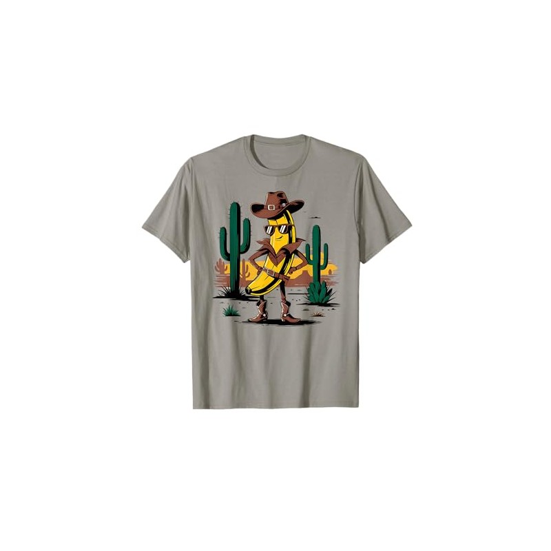 Funny Banana Cowboy Cowgirl Desert Country Life Western T-Shirt