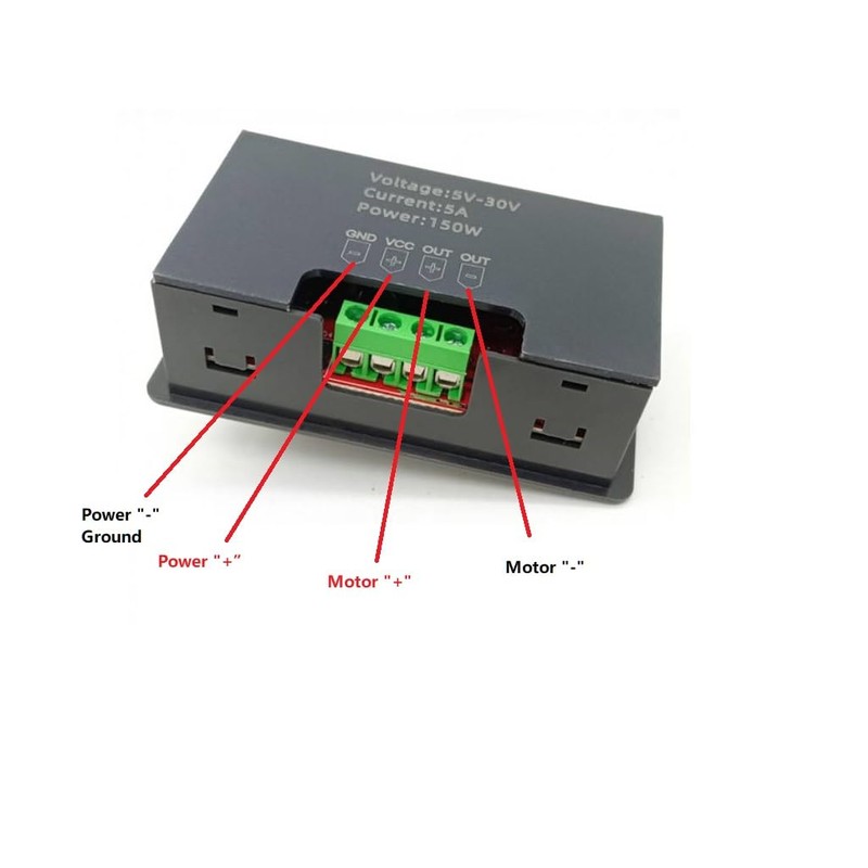 Motor Speed Controller PWM DC 5V 12V 24V 150W Adjustable