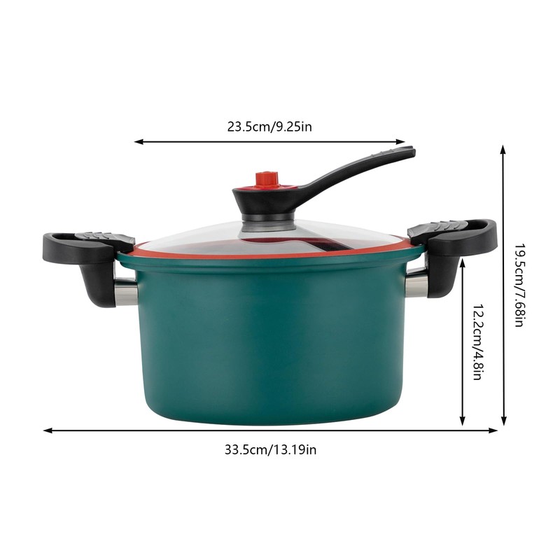 Multifunctional Micro Pressure Cooker - Large Capacity 304 Stainless Steel