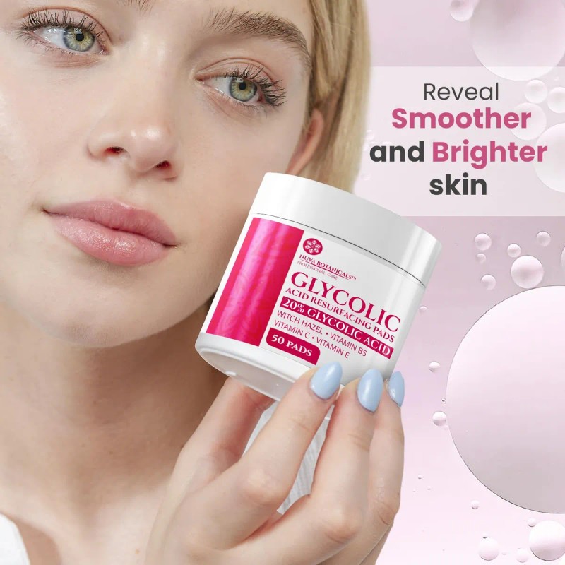 Discos Exfoliantes Con Ácido Glicólico Al 20 % (50 Discos)