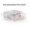 MSHOMELY Underwear Drawer Organizer, Stackable Bra Organizer for Closet, 1