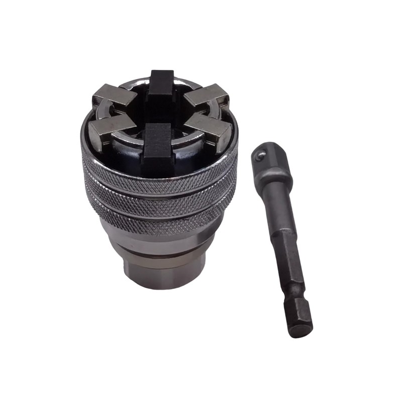 XIYHONG Adjustable Winch Adapter for Cordless Drill，Fits Flattened Rod Drive
