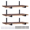 OVOV 6 Pack Heavy Duty Shelf Brackets Wall Mounted Industrial