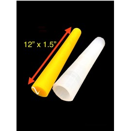 Homemade silicone tall pillar candle mold - altar church candle mold - 12” x 1.5''