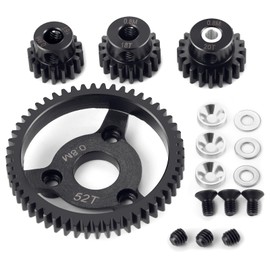 LSG 32P Spur Gear 50T 51T 52T 53T 54T 55T 56T 57T 58T Pinions Gear for 1/10 Tra-xxas Slash 2wd RC Car (52T)