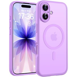 Tocol Funda Iphone Protección Completa Cámara Anillo Magnético Integrado Compatible Cargador Magsafe Contra Caídas Translúcida Mate Imanes Integrados
