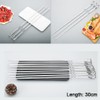 Pack of 24 Stainless Steel Barbecue Skewers, BetterJonny 30 cm,