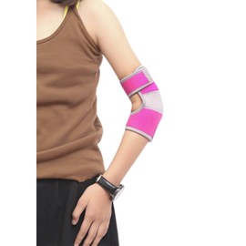 1 Pair Children's Elbow Brace Sports Elbow Pads Compression Joint Bandage Breathable Elbow Pads with Velcro Fastening for Sports Fitness Weightlifting