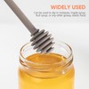 Cabilock 2pcs Silicone Honey Dipper Stick: Mini Honey Dipper Honeycomb