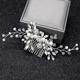Accesorios Para El Cabello Mujer, Accesorios Para El Cabello De Cristal Blanco, Accesorios Para El Banquete, Peinados Para La Novia, Un Lindo Regalo P