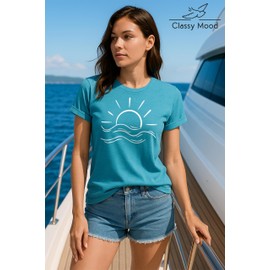 Classy Mood Boho Vintage Shirt for Women- Natural Life Clothing Graphic T-Shirt