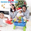 Kirntcoy Water Table for Toddlers,4-in-1 Kids Water Play Table, Play