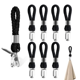 Pack of 8 hangers for towels, towel clips, towel clips for hanging, towel hangers, towel hangers for houses, cupboards and bathrooms