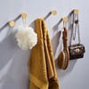 Brass Coat Hook, Wall Mounted Coat Hook Heavy Duty Hanger
