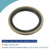 sourcing map Bonded Sealing Washers M22 29.5x22x2mm Carbon Steel Nitrile