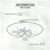 URONE Infinity Bracelet for Women 925 Sterling Silver Butterfly Infinity