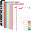 Rancco A6 Planner Inserts to Do List, 90 Pages Colorful