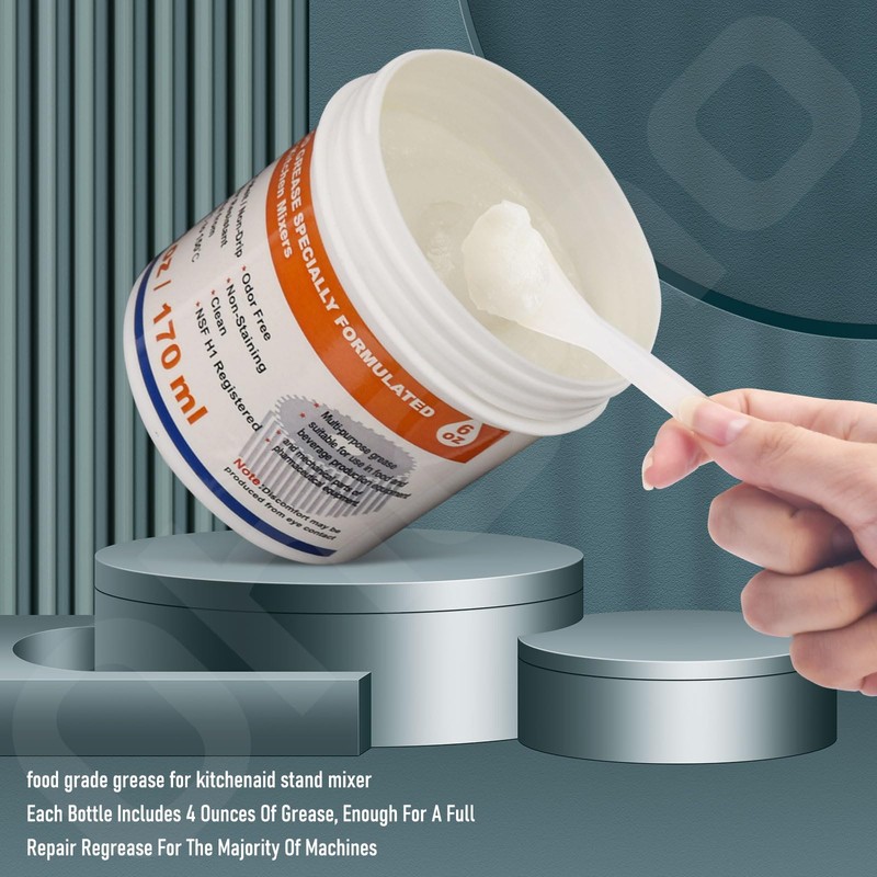 6 Oz Food Grade Grease for Kitchenaid Stand Mixer, Maintain