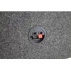 QPower 2-Pack 6x9 Inch Speaker Box Enclosures, Angled Style, Black