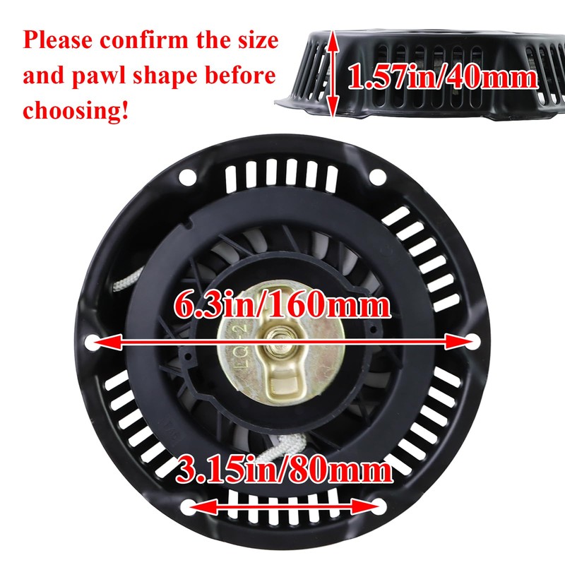 KIKITE Predator 212 Pull Start Assembly for Harbor Freight Predator