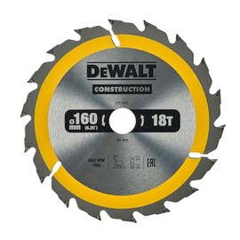 DeWALT DT1931 Circular Saw Blade Handkr. 160/20 mm 18WZ