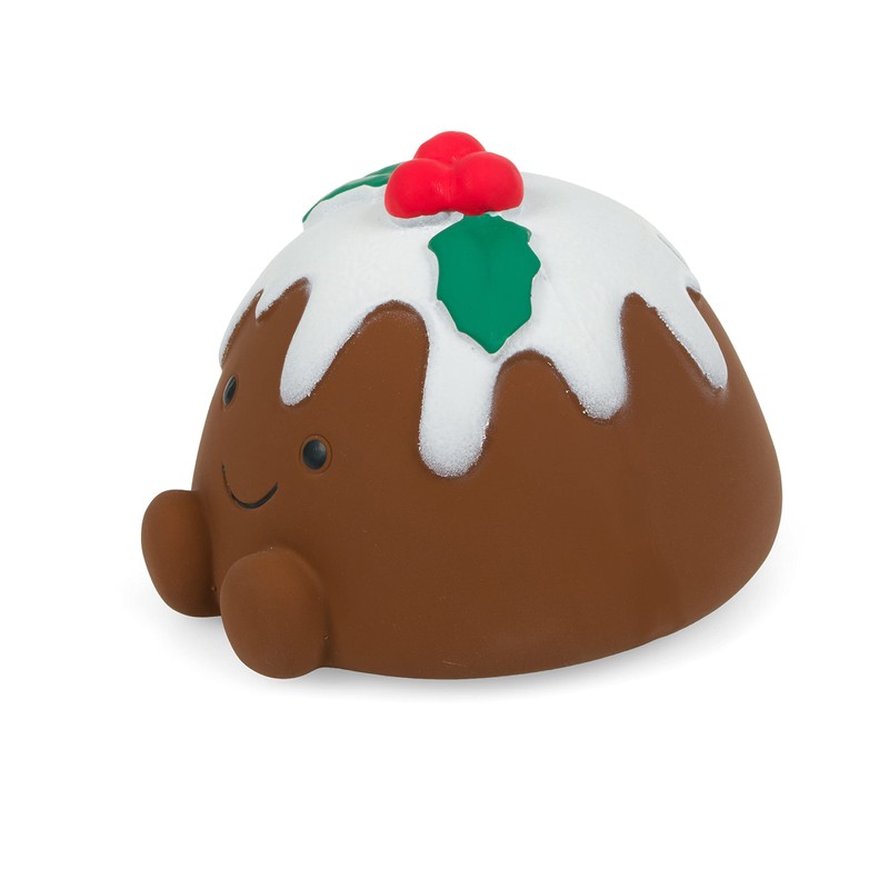 Petface Chrissie Christmas Pudding Latex Dog Toy Puppy Toy