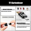Powice Card Reader USB C, TF Memory Card Reader, Micro