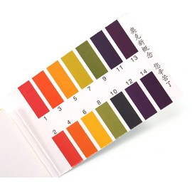 Acogedor PH Test Strip, 80 Strips, pH 1-14, Litmus Paper, for Saliva, Urine, Water, Soil, Milk, Pool, Spa, Hot Tub Testing