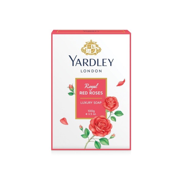 Yardley Royal Red Roses Luxury Soap (100 g) Pack of 3