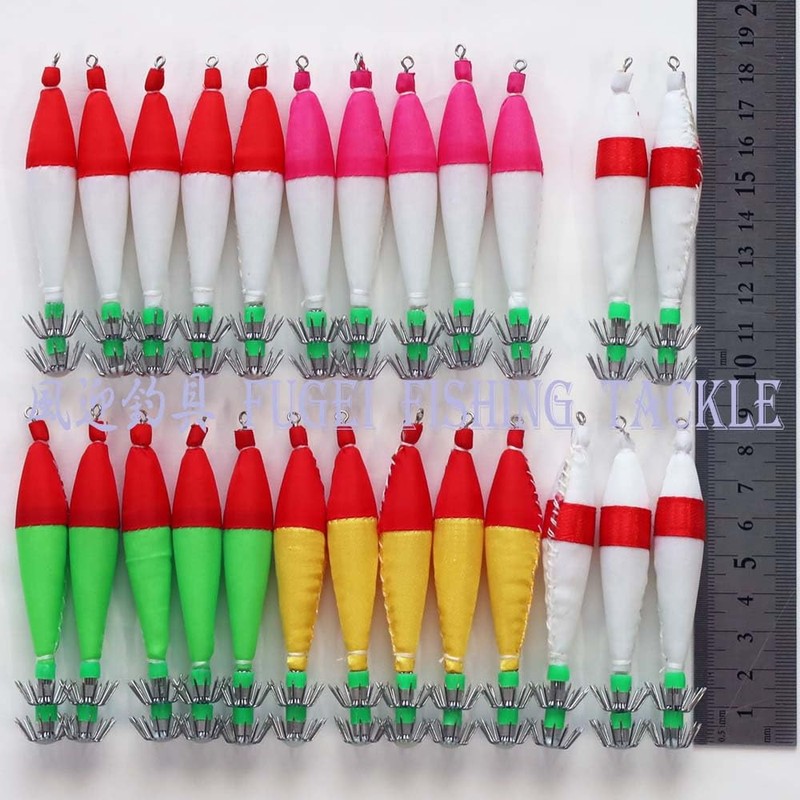 Reason A20sute25hbm25wk Squid Fishing Rigging Set of 25 Pieces in