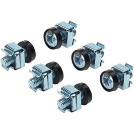 PremiumCord Rack Mounting Kit 50 x M6 Screw 50 x Nut 50 x Plastic Washer