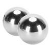 1 Pair Baoding Balls 3.5cm Diameter Stainless Steel Hand Balls