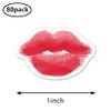 Red Lips Stickers 1in for Scrapbooking, Arts, Craft, Kids DIY,