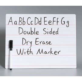 Dry Erase Lined Whiteboard for Kids, White Board with Lines for Writing, Handwriting Practice Board for School and Homeschool Supplies