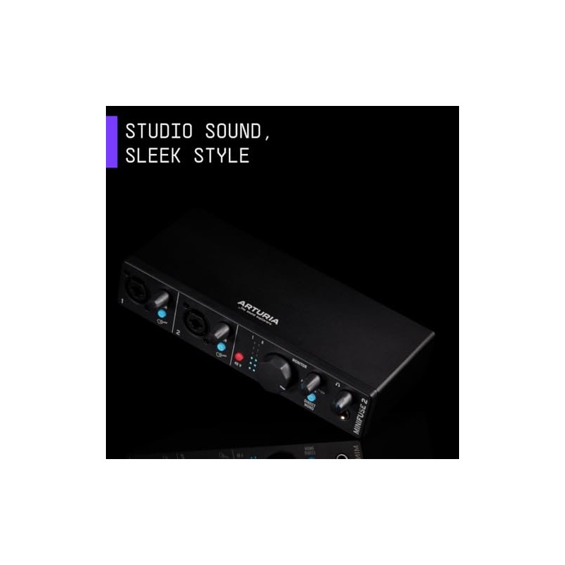 Arturia MiniFuse 2 Interfaz - Negro