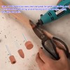 dophee 60Pcs/Set Aluminium Oxide Mounted Grinding Stone Sanding Drill Bits