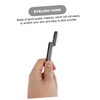 FOMIYES 3pcs Eyelash Brush Comb Folding Mini Eyebrow Comb Black