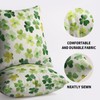 St Patricks Day Pillow Covers 18X18 Set of 2, Shamrock