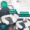 QIUCHA U-Shaped Padded Commode Seat Cushion – 2" Thick Raised
