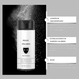 Polvo de Peinado para Hombres, Based Texture Powder, Polvos Volumen Pelo Hombre, Polvo Texturizante No Grasiento, Control Grasa, Polvos Voluminizador Cabello, Fácil de Aplicar Refrescante