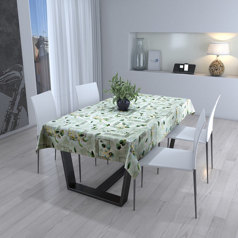 BEAUTEX Oilcloth Tablecloth, Wipe-Clean Tablecloth, Round, Oval Square, Choice of