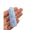 WholesaleGemShop 3 Inch (70 mm) Blue Celestite Gemstones Obelisk Tower