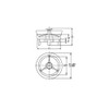 Bonomini 6229AR90B4 Valvola Meccanica di Non Ritorno Anti-Odore, Grigio/Verde
