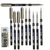 SAINO 10 x 0.6mm Fine Tip Ball Pens Tutor BLACK