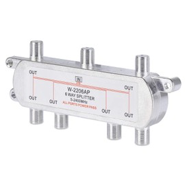 SSL Satellites 6 Way Satellite Splitter Split Aerial Freeview Cable TV Virgin Sky