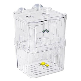 Fish Breeding Box Fish Isolation Box Fish Isolation Hatchery,1Pc Fish Breeding Box Fish Isolation Box, Aquarium Hatchery Incubator Breeder Box, Acrylic Hatchery Incubator Tank Fish Tank Divider,Small