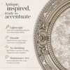 AFD Home Petite Round Chandelier Ceiling Medallion or Fan Medallion,